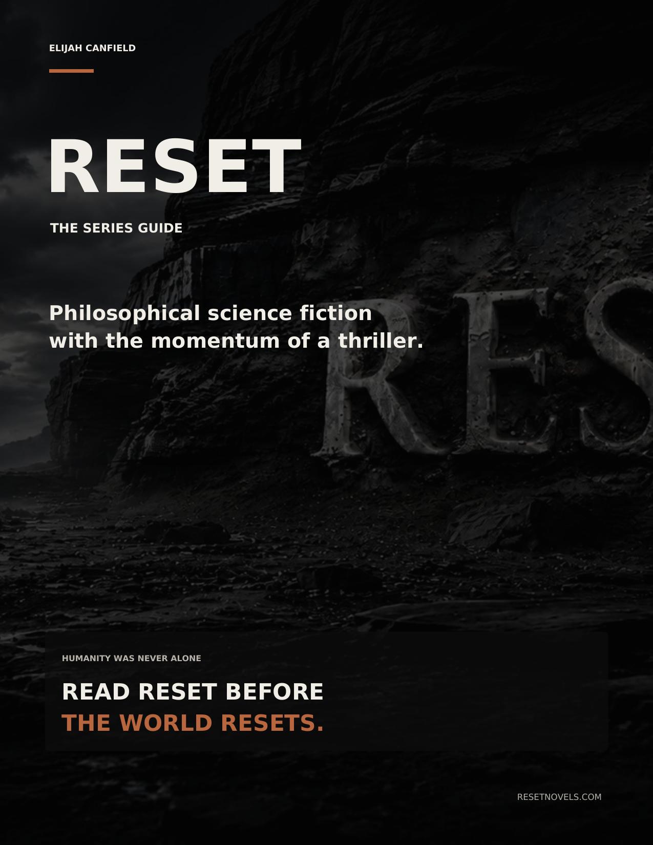 First page of the RESET Series Guide PDF