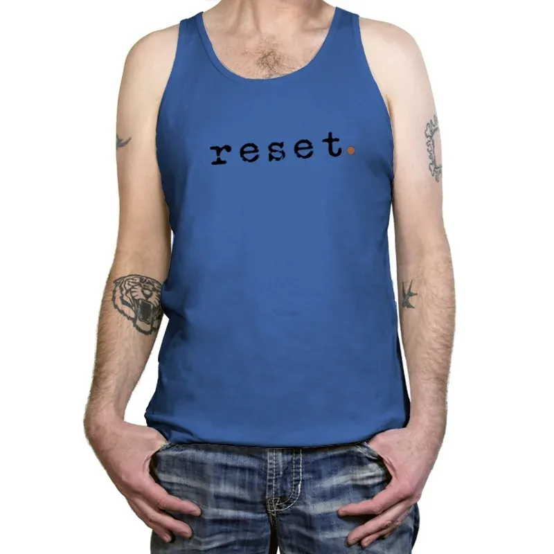 Official RESET tank top from the RESET science fiction series